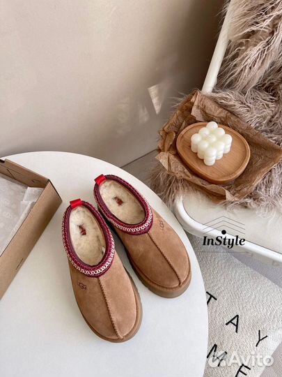 Угги Ugg tazz platform tasman chestnut