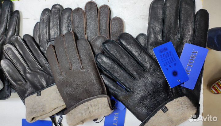Перчатки кожаные Алейн
