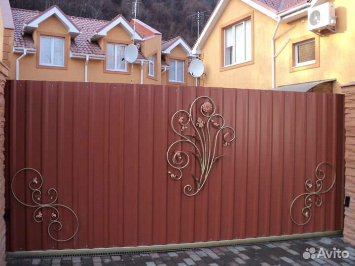 Ворота Откатные под Ключ