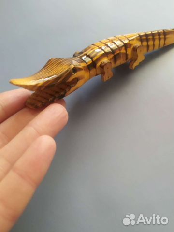 Фигурка крокодил дерево Тунис