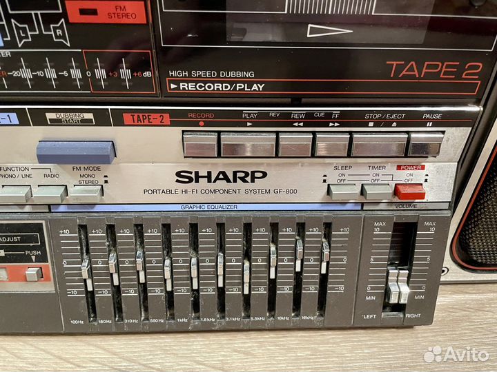 Магнитола sharp gf 800z(d)