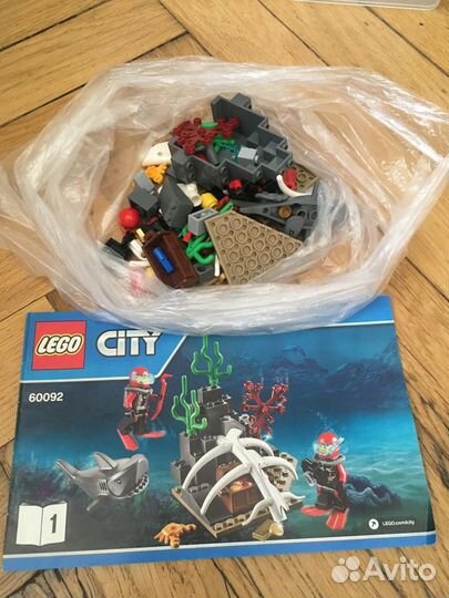 Лего 60092 Lego конструктор подводная лодка