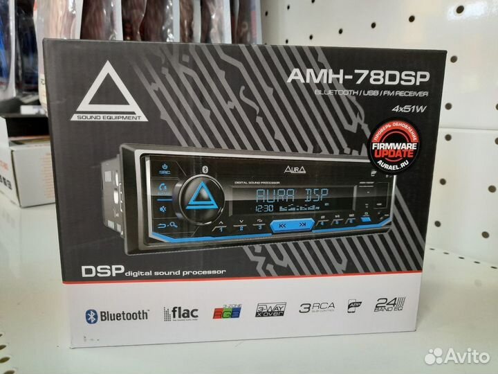 Автомагнитола Aura AMH-78DSP процессор