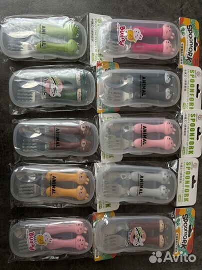 Детский столовый набор Новый вилка и ложка