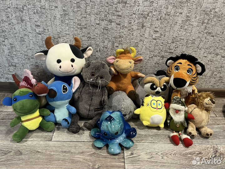 Мягкие игрушки пакетом