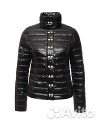 Женская черная куртка-пуховик от Love Republic