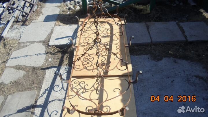 Люстра подвесная кованная