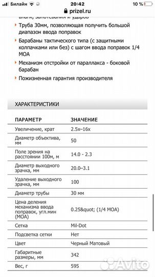 Продам прицел Bushnell Elit