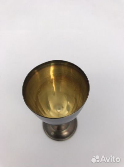 Серебряная Рюмка с позолотой