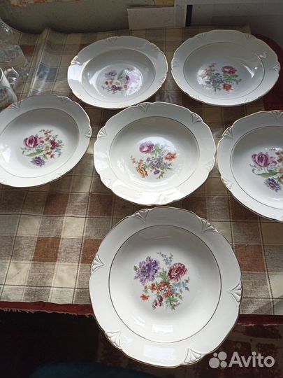 Тарелки суповые глубокие СССР п з