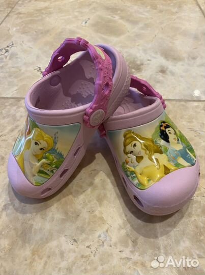 Кроксы Crocs Disney Princess Ballerina Pink