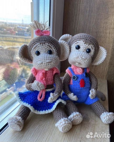 Вязаные игрушки ручной работы