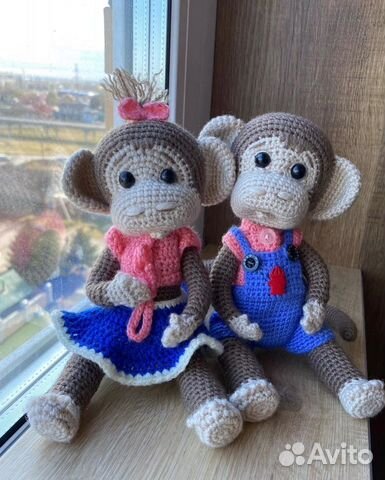 Вязаные игрушки ручной работы