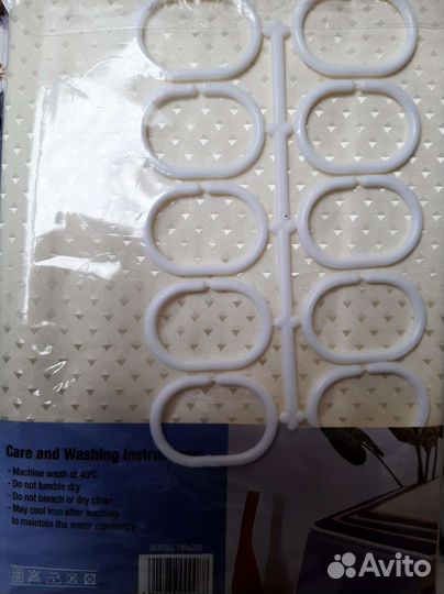 Штора для ванной комнаты