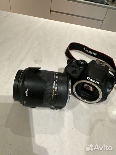 Зеркальный фотоаппарат canon eos 100d
