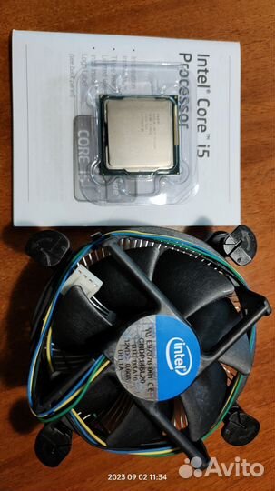 Процессор Intel core i5 2500K с кулером