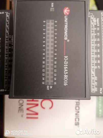 Смешанный модуль unitronics IO-D16A3-RO16