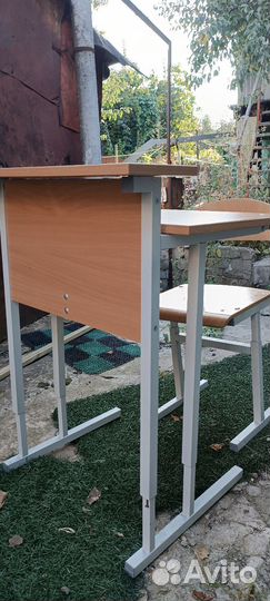 Растущая парта со стулом дэми