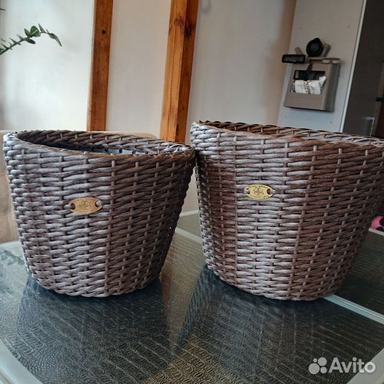 Кашпо из ротанга