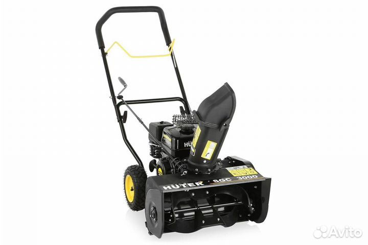 Снегоуборщик бензиновый электрический Huter