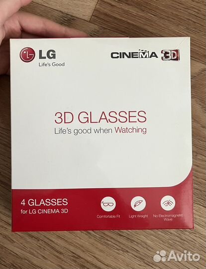 3D очки LG cinema 4шт