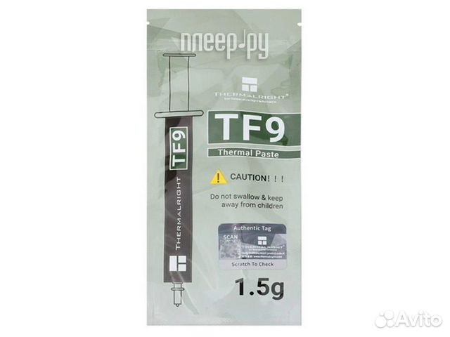 Термопаста Thermalright TF9 1.5g TF9-1.5G купить в Москве | Электроника ...