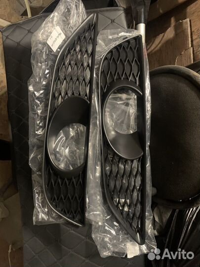 Накладки в бампер Ауди S-line