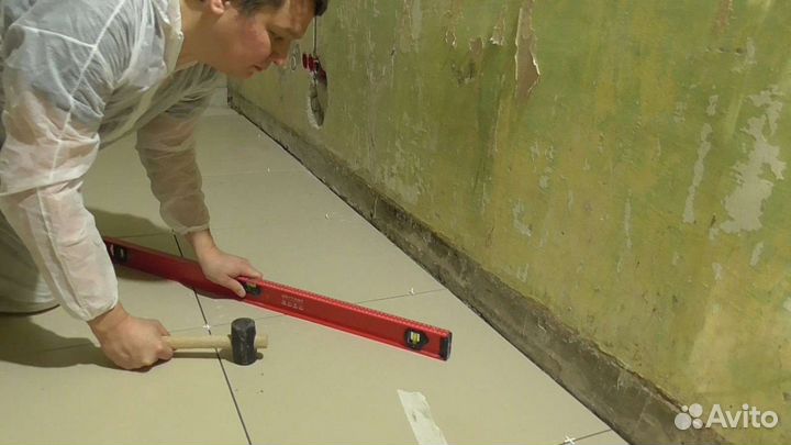 Ремонт ванной, туалета под ключ. Укладка плитки