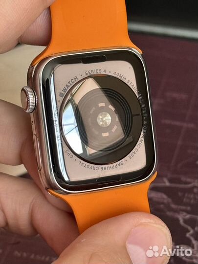 Apple watch 44 mm стальные сапфировое стекло