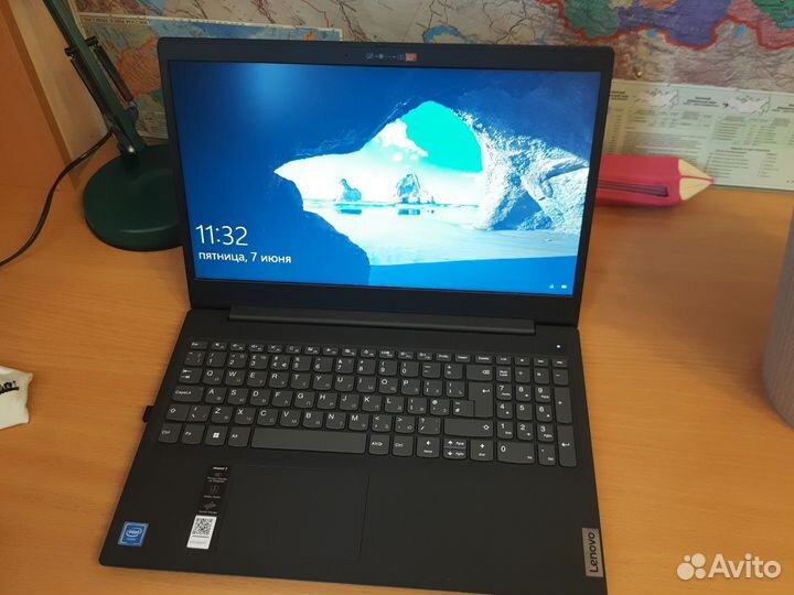 Ноутбук lenovo idealpad 3, экран 15 дюйм