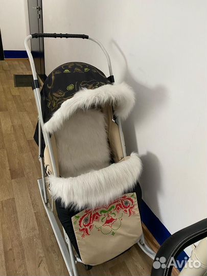 Коляска санки