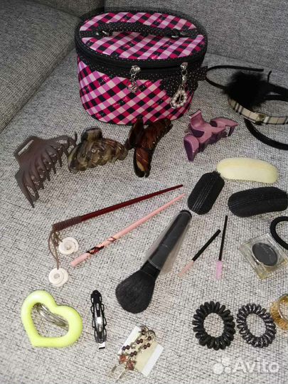 Шкатулка косметичка заколки