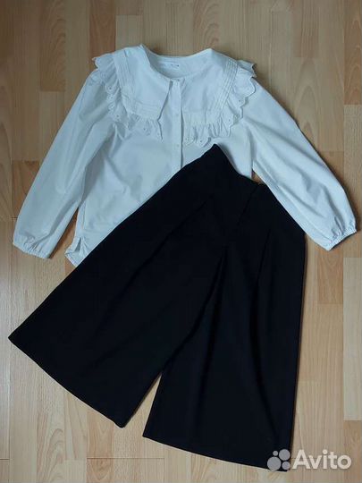 Рубашка zara юбка-брюки