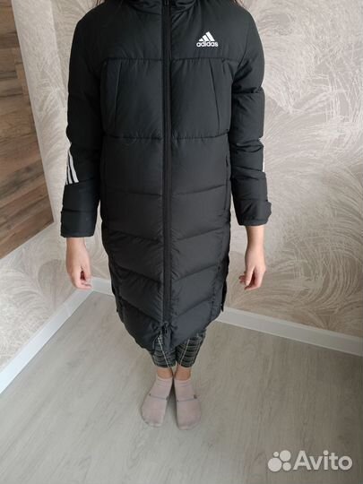 Пуховик для девочки 140 зима