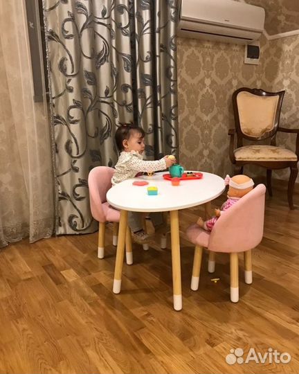 Детский стол и стул