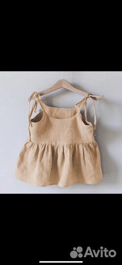 Топ льняной