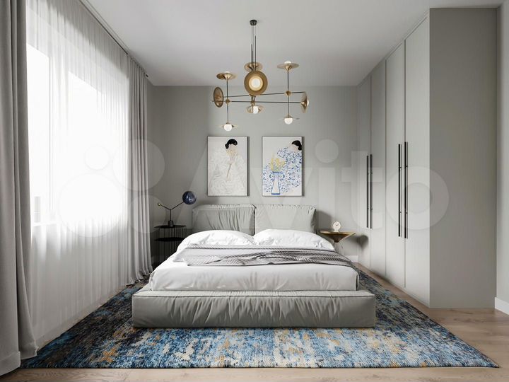 2-к. апартаменты, 54,3 м², 11/23 эт.