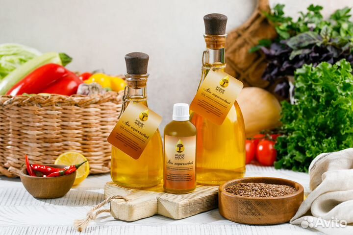 Масло сыродавленное лен коричневый