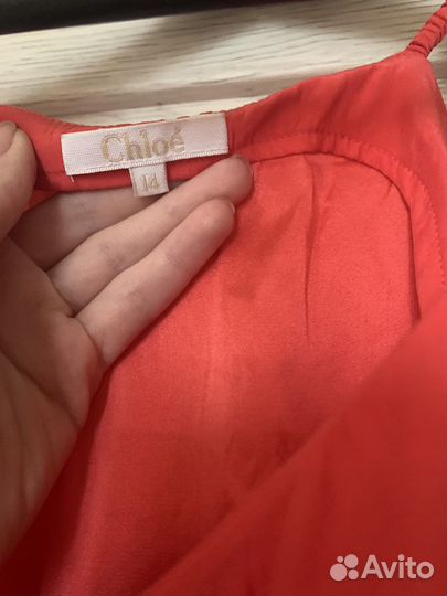 Комбинезон chloe шелк