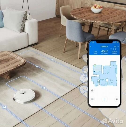 Робот-пылесос Ecovacs Deebot N8, Новый, Гарантия