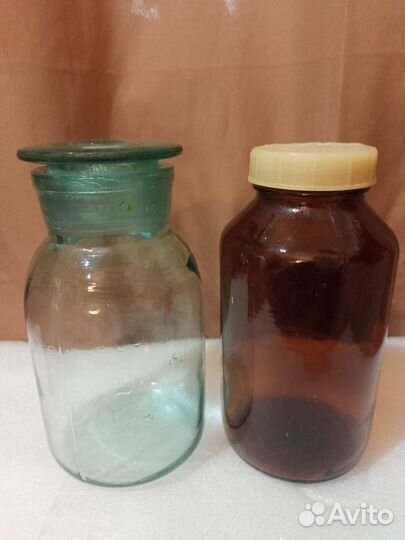 Бутылочки медицинские времён СССР