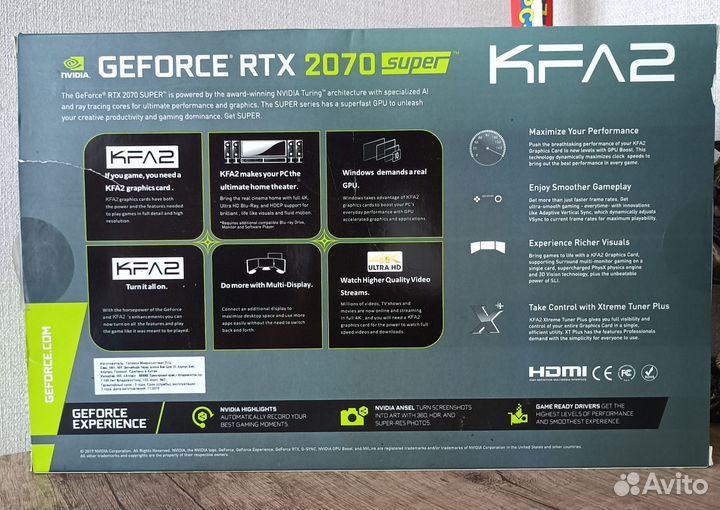 Видеокарта rtx 2070 super