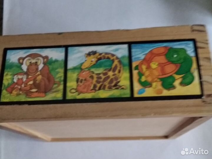 Кубики деревянные СССР