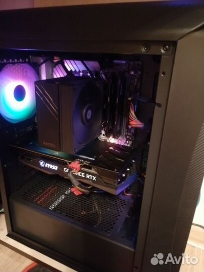 Игровой компьютер rtx 3050, Ryzen 5600X 32 гб озу