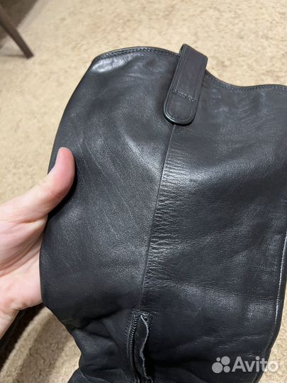 Сапоги демисезонные кожа 38
