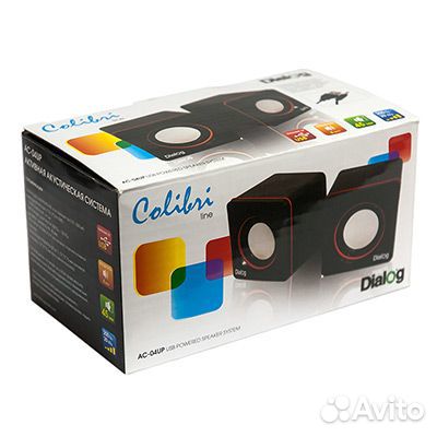 Компьютерные колонки Dialog Colibri AC-04UP, 6Вт