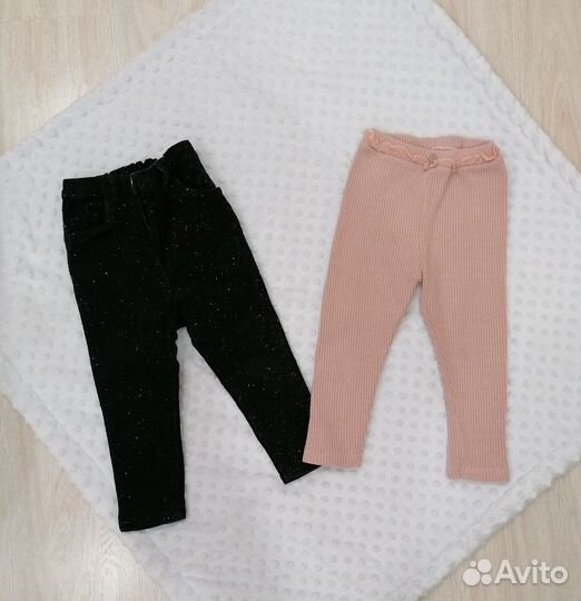 Джинсы пакетом на девочку 86