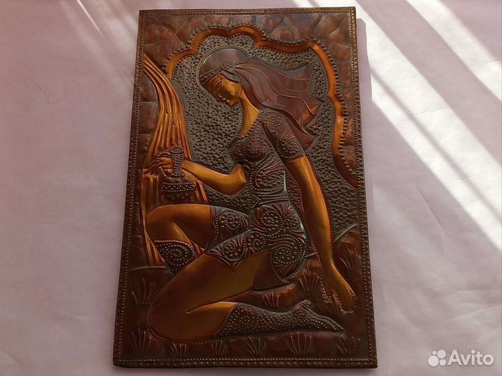 Картина медная чеканка СССР