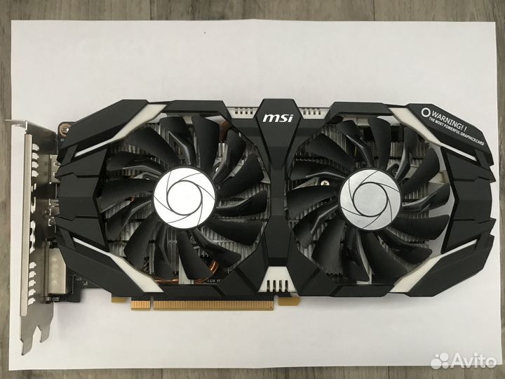 Видеокарта MSI GeForce GTX 1060 6GB OC