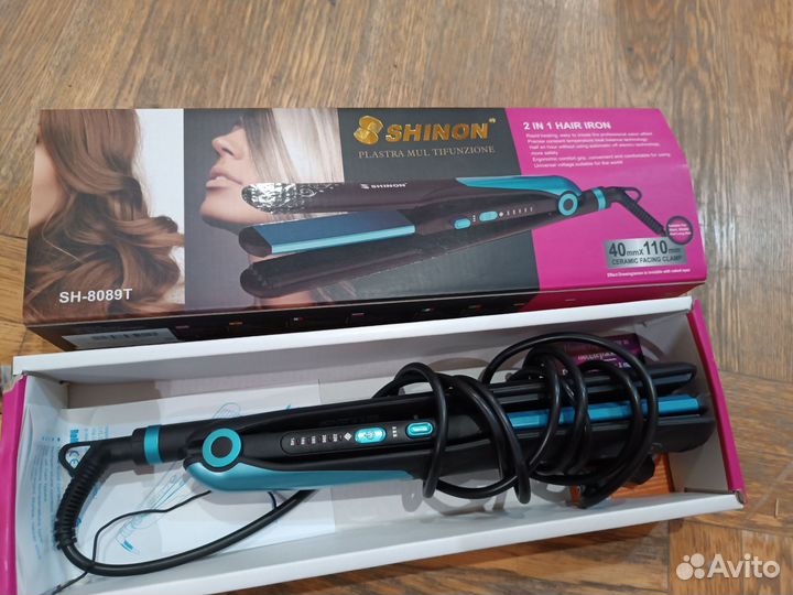 Утюжок для волос 2в1